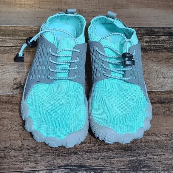 NORTIV 8 Quick Dry Water Shoes Beach Creek River Barefoot Size 6.0 In Teal Blue - Picture 2 of 11